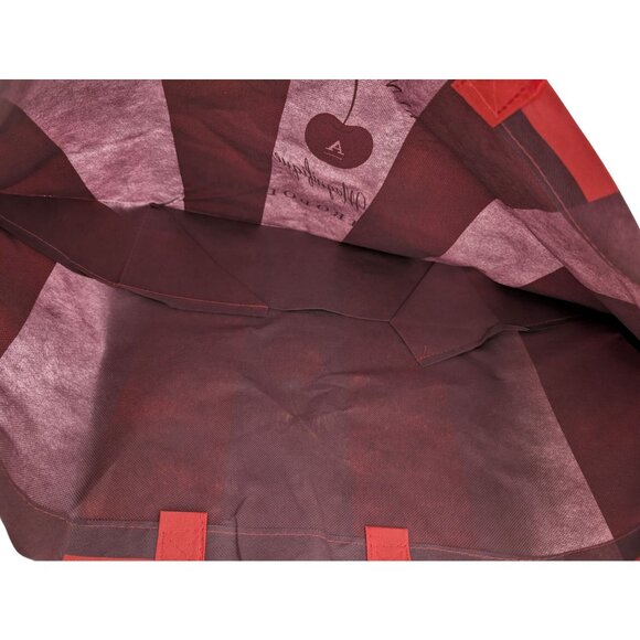 Anthropologie Making Merry Christmas Holiday Reusable Tote Bag Eco Sustainable - Picture 6 of 8